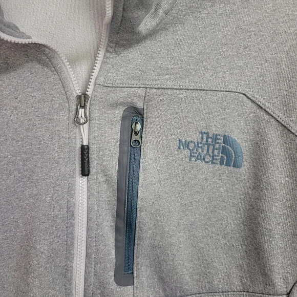 The North Face Gray Soft Shell 1/4 Zip Sweater - Picture 2 of 5